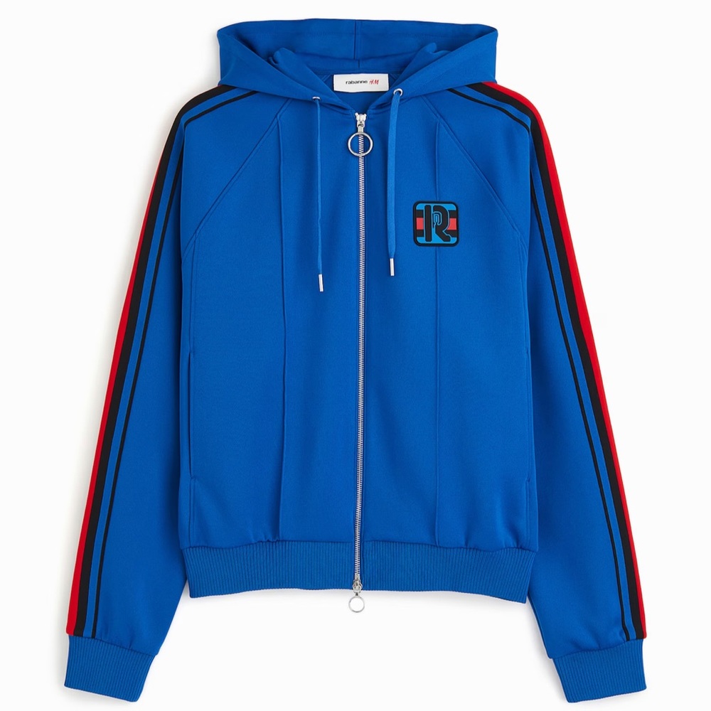 SOLD OUT NWT H&M PACO RABANNE TRACK SUIT HOODIE JACKET UNISEX